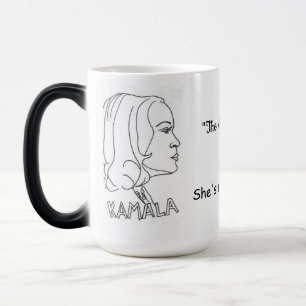 Kamala Harris: Leadership and Inspiration Magic Mug