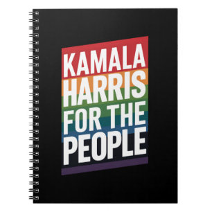 Kamala Harris LGBTQ Gay Pride Lesbian Funny Gift  Notebook