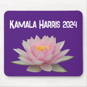Kamala Harris Lotus 2024 Mouse Pad