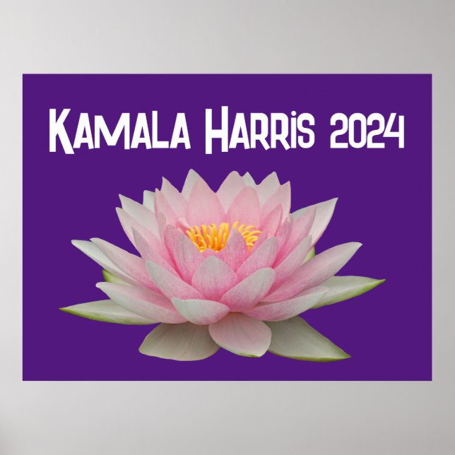 Kamala Harris Lotus 2024 Poster (Front)