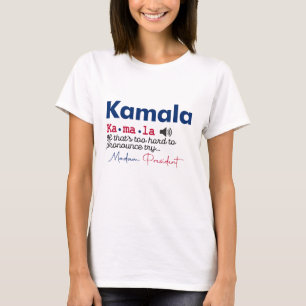 Kamala Harris Madam President 2024 T-Shirt