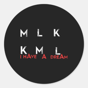 Kamala Harris Mlk Kml I Have A Dream Election Pres Classic Round Sticker