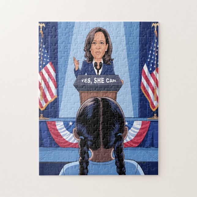 KAMALA HARRIS' NIECE Jigsaw Puzzle (Vertical)