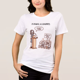 Kamala Harris not for president Tri-Blend Shirt
