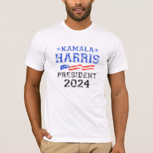 Kamala Harris Patriotic Vintage President 2024 T-Shirt