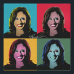 Kamala Harris Pop Art Painting Faux Canvas Print<br><div class="desc">Are you Sidin' with Biden Harris? Then Go for Joe! and Kamala! Shop Biden Harris Political Swag at PolitiClothes.com Including: Biden Harris T-shirts, Biden Harris Bumper Stickers, Biden Harris Hoodies, Biden Harris Buttons, Biden Harris Magnets, Biden Harris Mugs, Biden Harris Cards, Biden Harris Signs, Biden Harris Hats, and more Biden...</div>