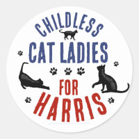 Kamala Harris President 2024 Childless Cat Ladies