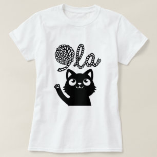 Kamala Harris President 2024 Comma La Cat and Yarn T-Shirt