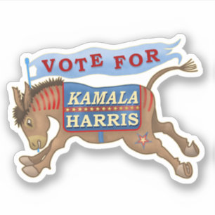 Kamala Harris President 2024 Democrat Donkey