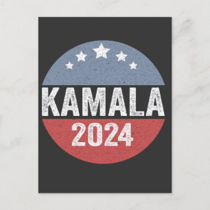 Kamala Harris President Democrat Election Gift  Postcard