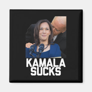 Kamala Harris President Election 2024 Trump Hallow Magnet