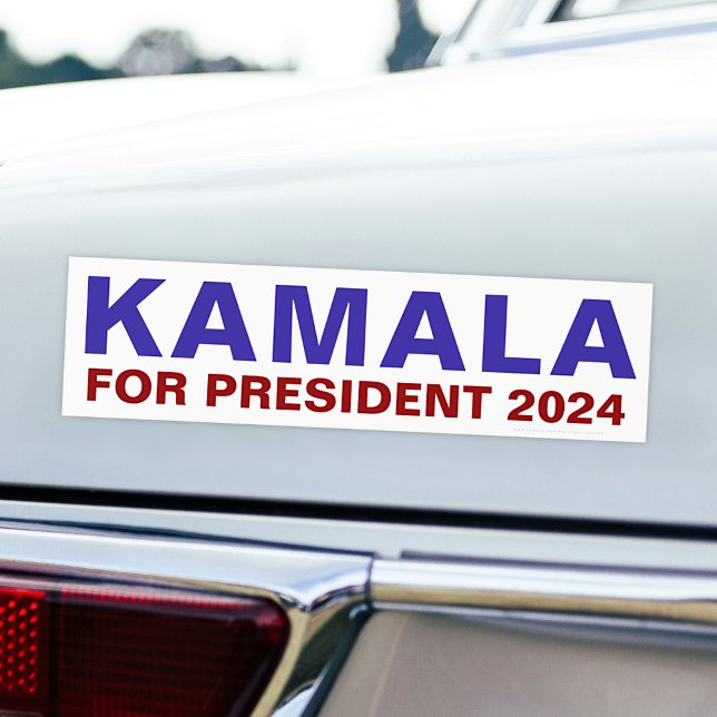 Kamala Harris President Election Democrat 2024 Bumper Sticker (Creator Uploaded)