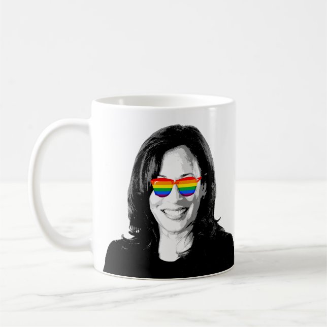 Kamala Harris Pride 2024 Coffee Mug (Left)