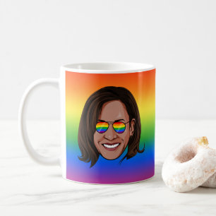 Kamala Harris Pride Holiday Coffee Mug