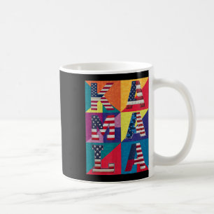 Kamala Harris Quilted Show Your Support For Harris Coffee Mug