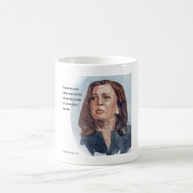 Kamala Harris & Quote Coffee Mug (Center)