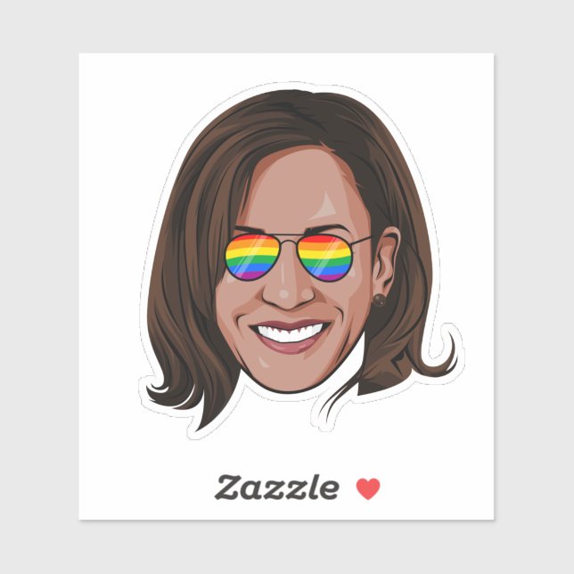 Kamala Harris Rainbow Sunglasses (Sheet)