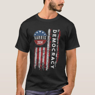 Kamala Harris Replace Biden President Democracy T-Shirt