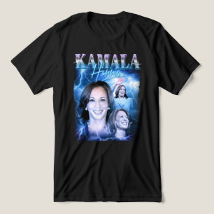 Kamala Harris Retro 90s Style Tri-Blend Shirt