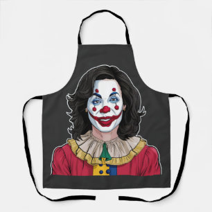 Kamala Harris Spooky Halloween Clown Election 2024 Apron