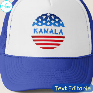 Kamala Harris Supporters Volunteers Elections 2024 Trucker Hat