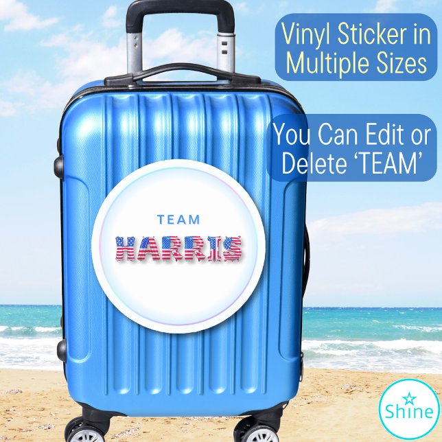 Kamala Harris TEAM HARRIS US Flag Balloon Alphabet (Creator Uploaded)