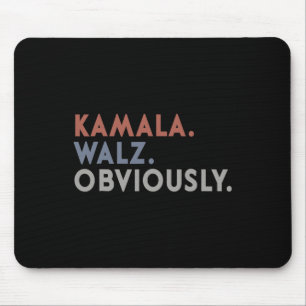 Kamala Harris Tim W Obviously Vote Harris Waltz 20 Mouse Pad