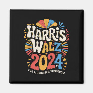 Kamala Harris Tim Waltz Campaign Harris W 2024 Ele Magnet