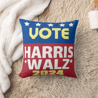 Kamala Harris Tim Walz 2024 Cushion