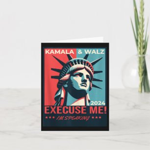 Kamala Harris Tim Walz 2024 Election Card