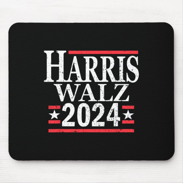 Kamala Harris Tim Walz 2024  Mouse Pad (Front)