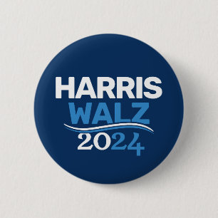 Kamala Harris Tim Walz Campaign 2024 Presidetial 6 Cm Round Badge