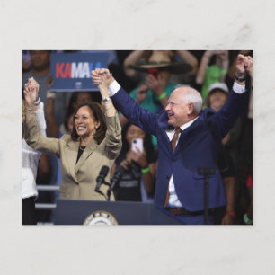 Kamala Harris & Tim Walz Postcard