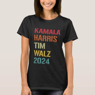 Kamala Harris Tim Walz Waltz 2024 Election Democra T-Shirt