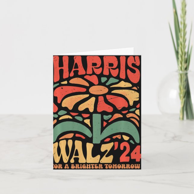 Kamala Harris Tim Walz Waltz  Card (Front)