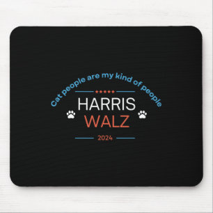 Kamala Harris Tim Wheimer 2024 Cat People Are My K Mouse Pad