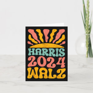 Kamala Harris Tim Wheimer 2024 Retro Cat Lady Fema Card