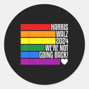 Kamala Harris Tim Wheimer Equality Lgbtq President Classic Round Sticker