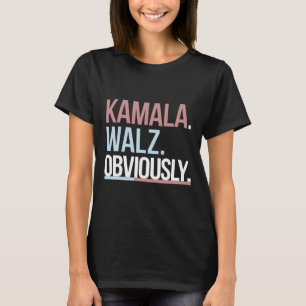 Kamala Harris Tim Wheimer Obviously Apparel Vote B T-Shirt