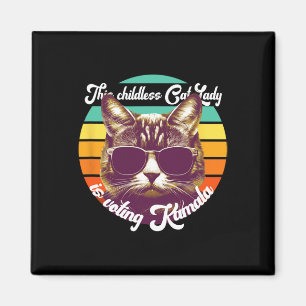 Kamala Harris Tim Wheimer Waltz - Childless Cat La Magnet