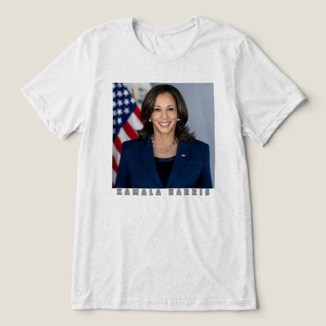 kamala harris Tri-Blend shirt (Design Front)