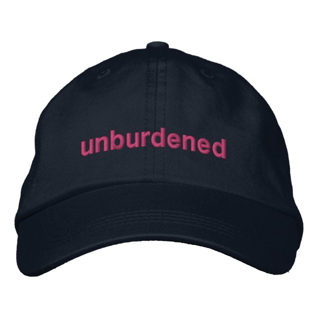 Kamala Harris Unburdened Embroidered Hat (Front)