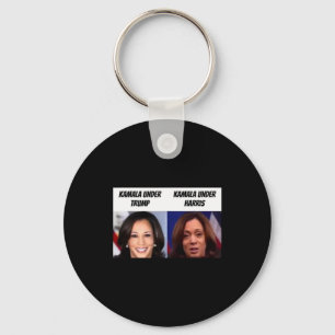 Kamala Harris Under Trump Funny Trump Supporter Key Ring