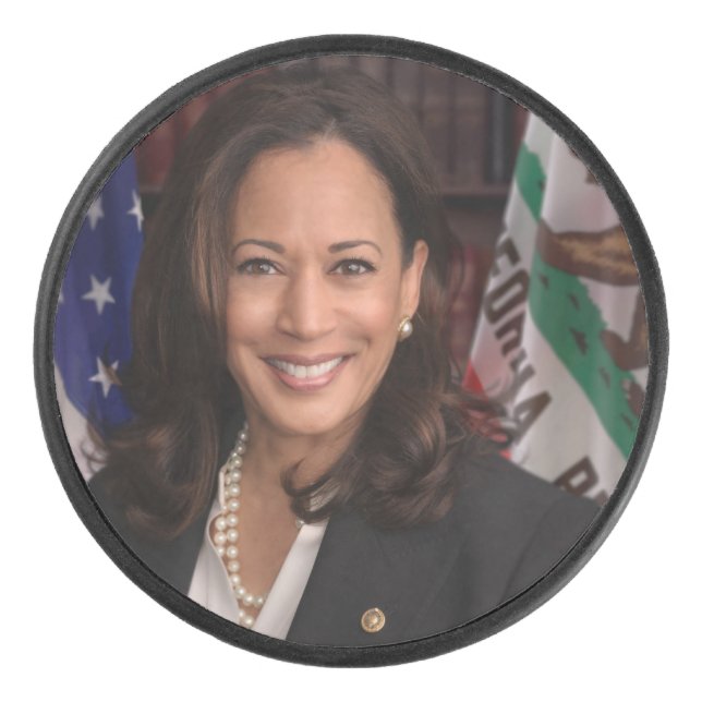 Kamala Harris US Vice President, Biden 2024 Hockey Puck (Front)