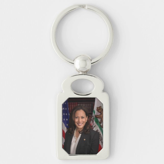 Kamala Harris US Vice President, Biden 2024 Key Ring (Front)