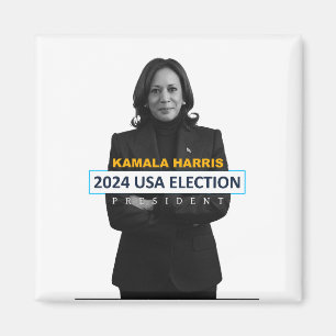 Kamala Harris USA 2024 Election President Magnet