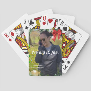 Kamala Harris, Vice President-Elect We Did It, Joe Playing Cards