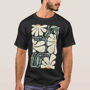 Kamala Harris Waltz Hand Drawn Flower Brighter Tom T-Shirt