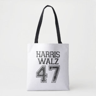 Kamala Harris Walz 2024 Harris Waltz President 47 Tote Bag