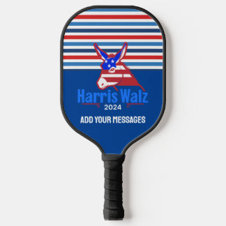 Kamala Harris Walz Donkey  Pickleball Paddle